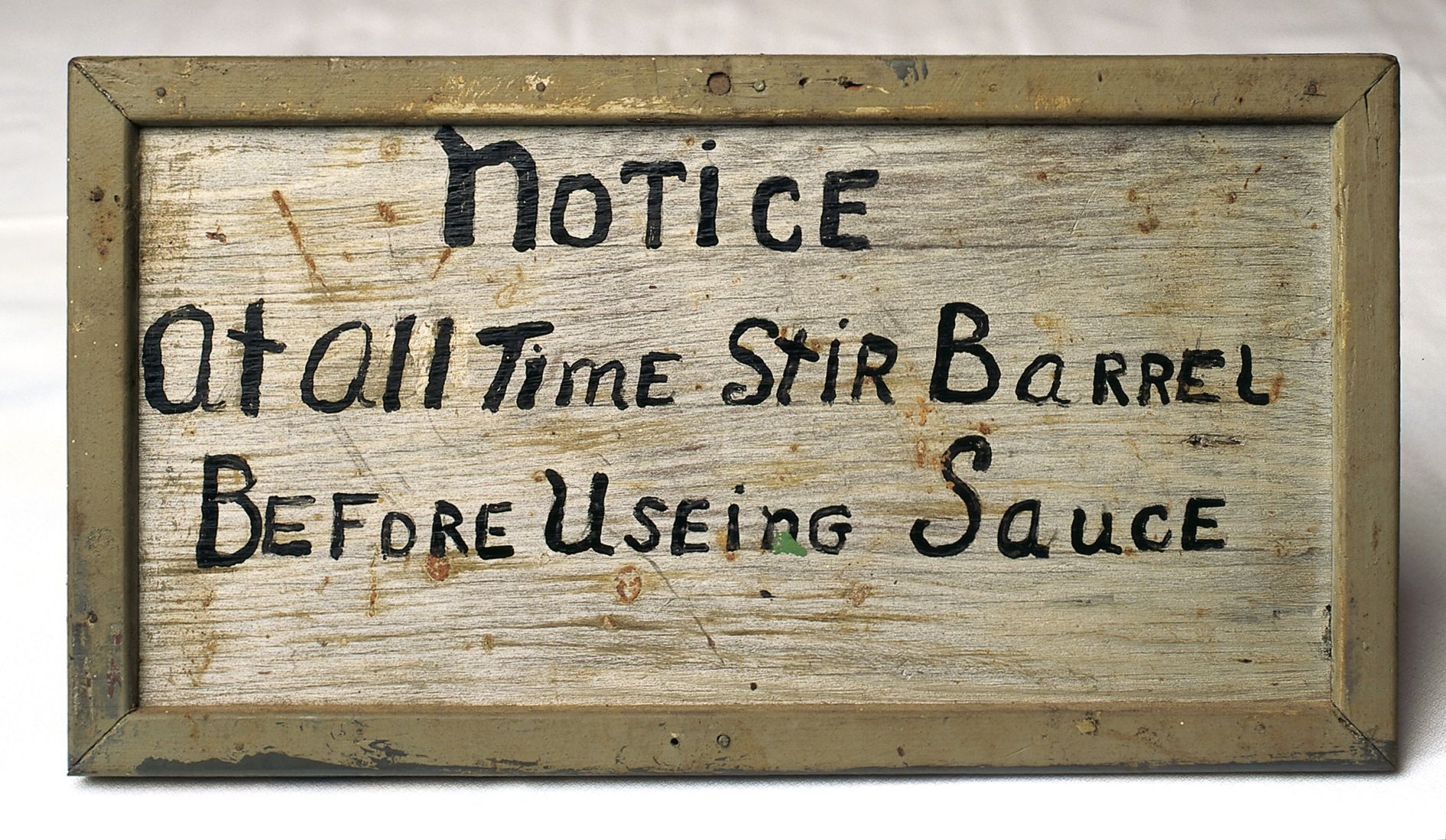sauce sign